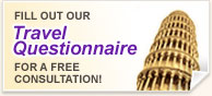 Fill our our Travel Questionnaire for a free consultation